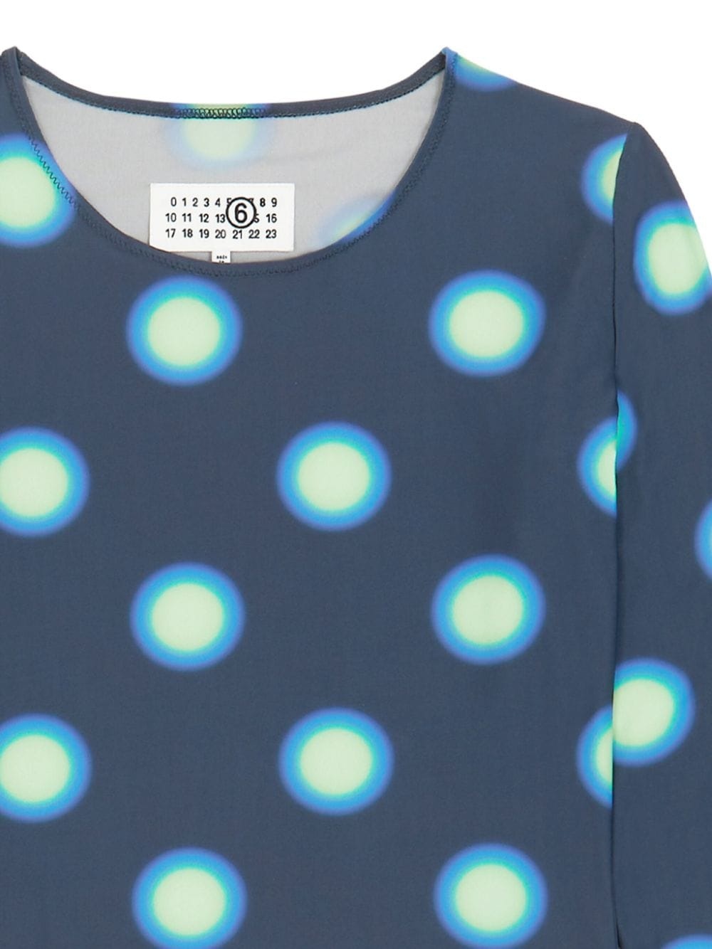 polka dot-print long-sleeve body - 2