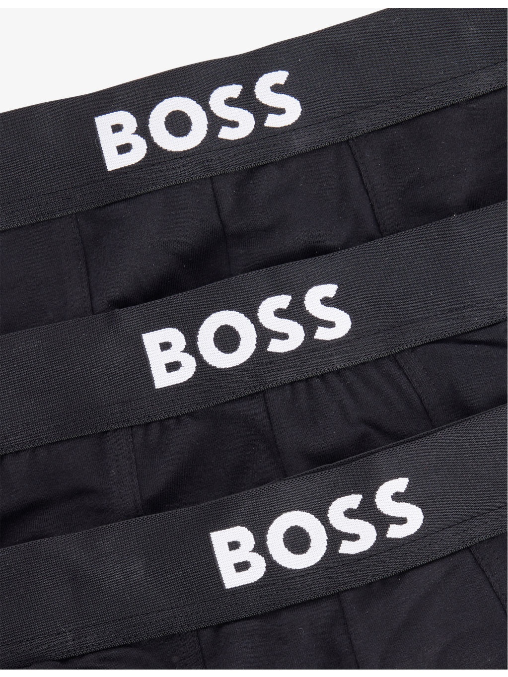BOSS ONE x David Beckham Logo-Waistband Pack of Three Stretch-Cotton Hipster Briefs - 5