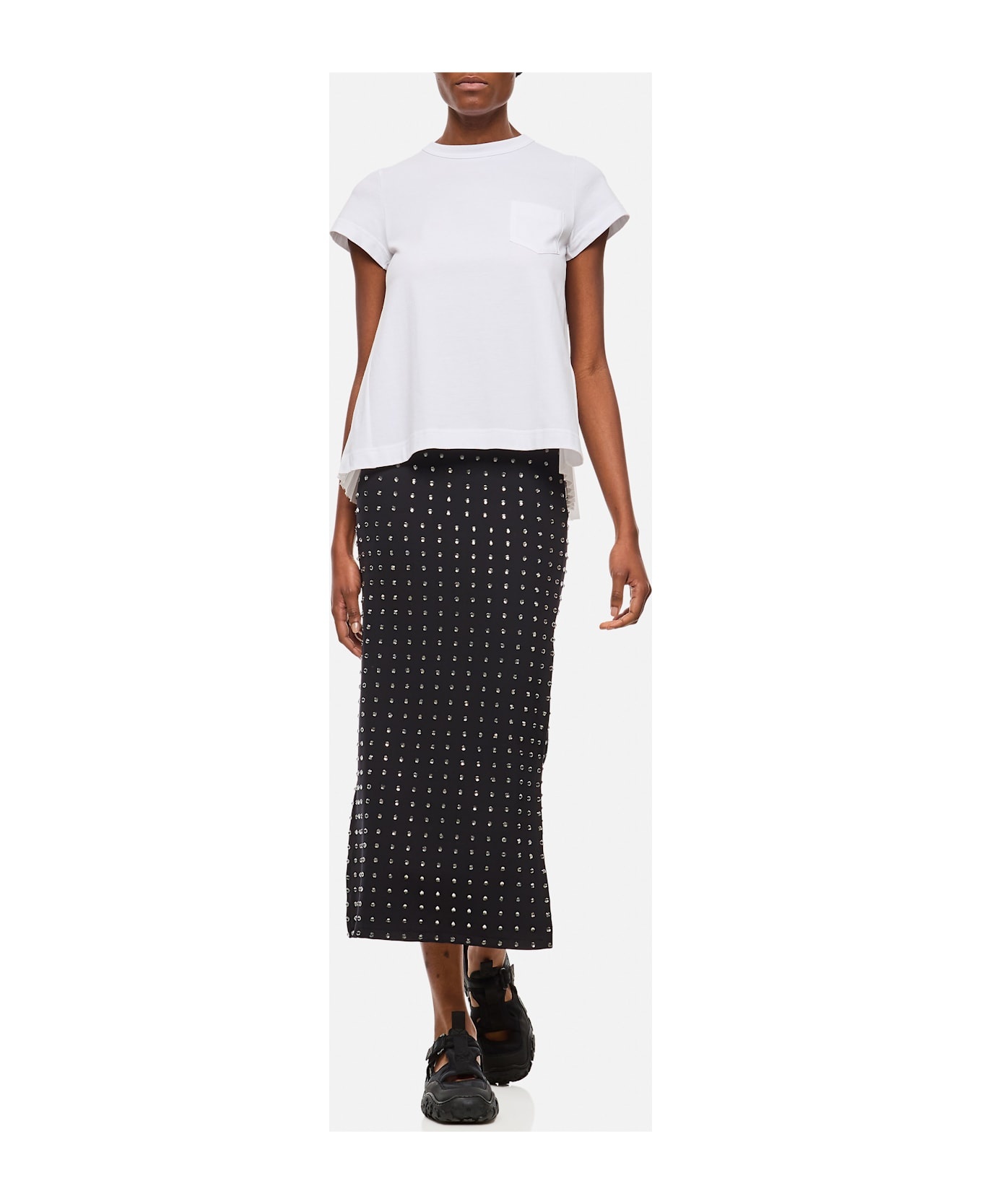Nome Crystal Lycra Midi Skirt - 2