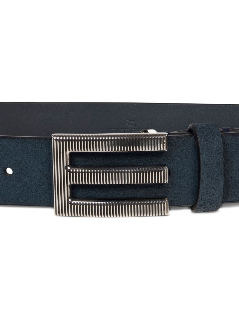 Etro monogram-buckle belt outlook