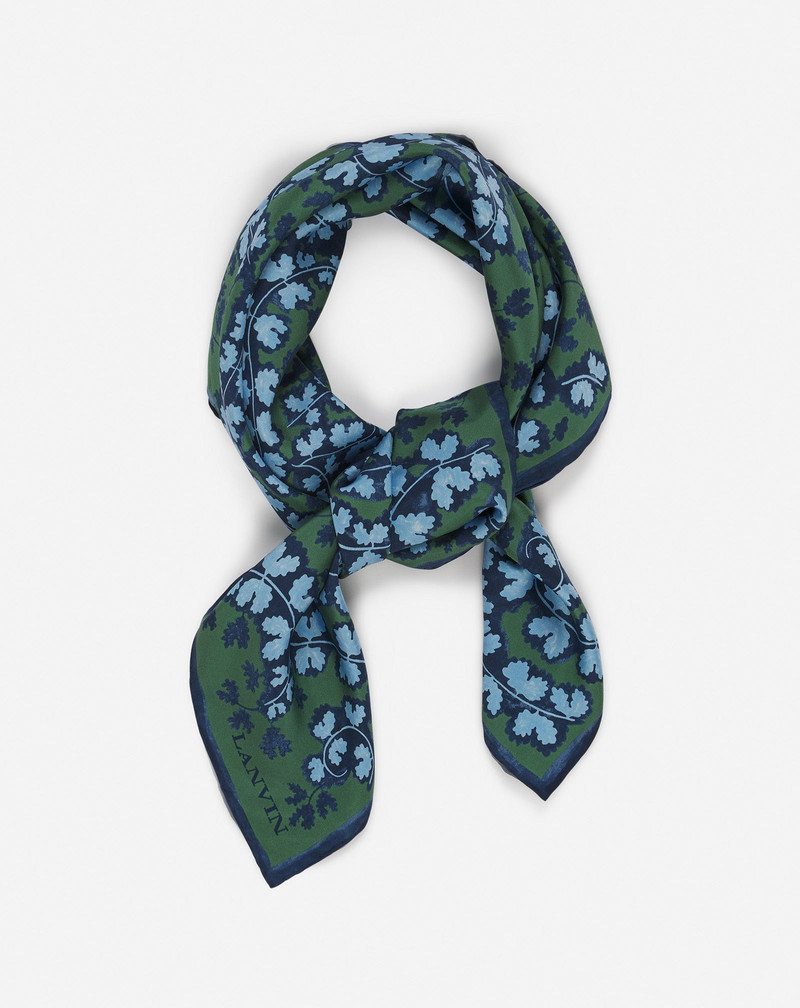 Lanvin LANVIN ÉTÉ SILK SCARF WITH A RATEAU PRINT outlook
