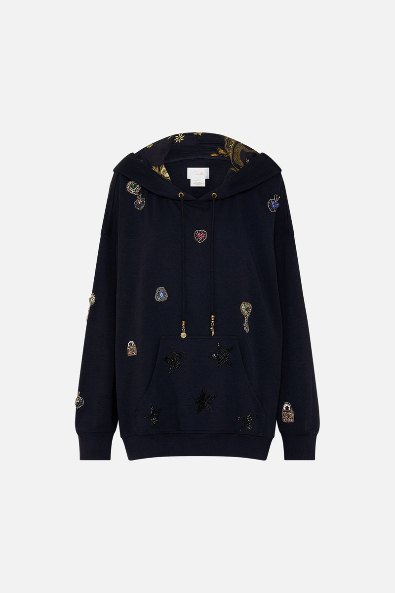 OVERSIZED EMBELLISHED BOYFRIEND HOODIE 1