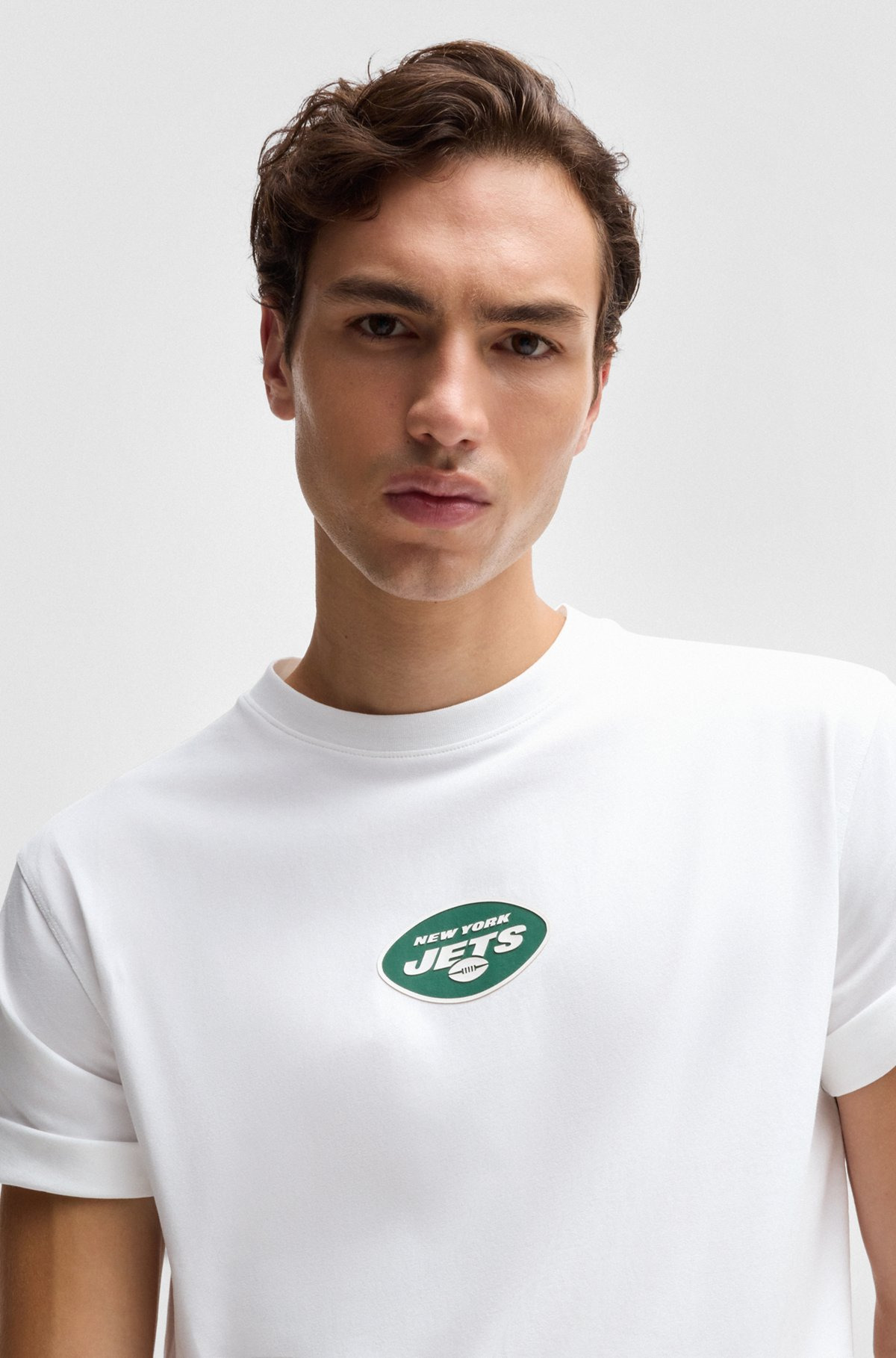 BOSS X NFL STRETCH-COTTON T-SHIRT WITH SPECIAL BRANDING - 3