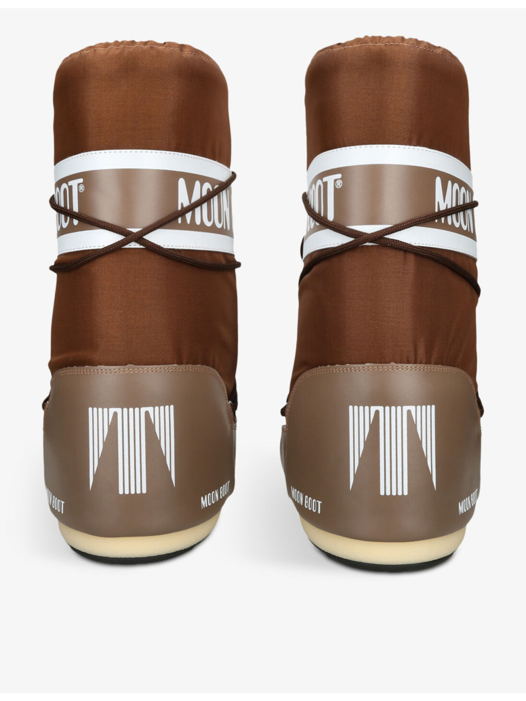 Icon brand-print shell boots - 3