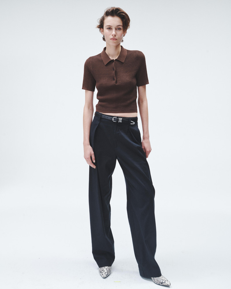 rag & bone Viola Cotton Polo outlook