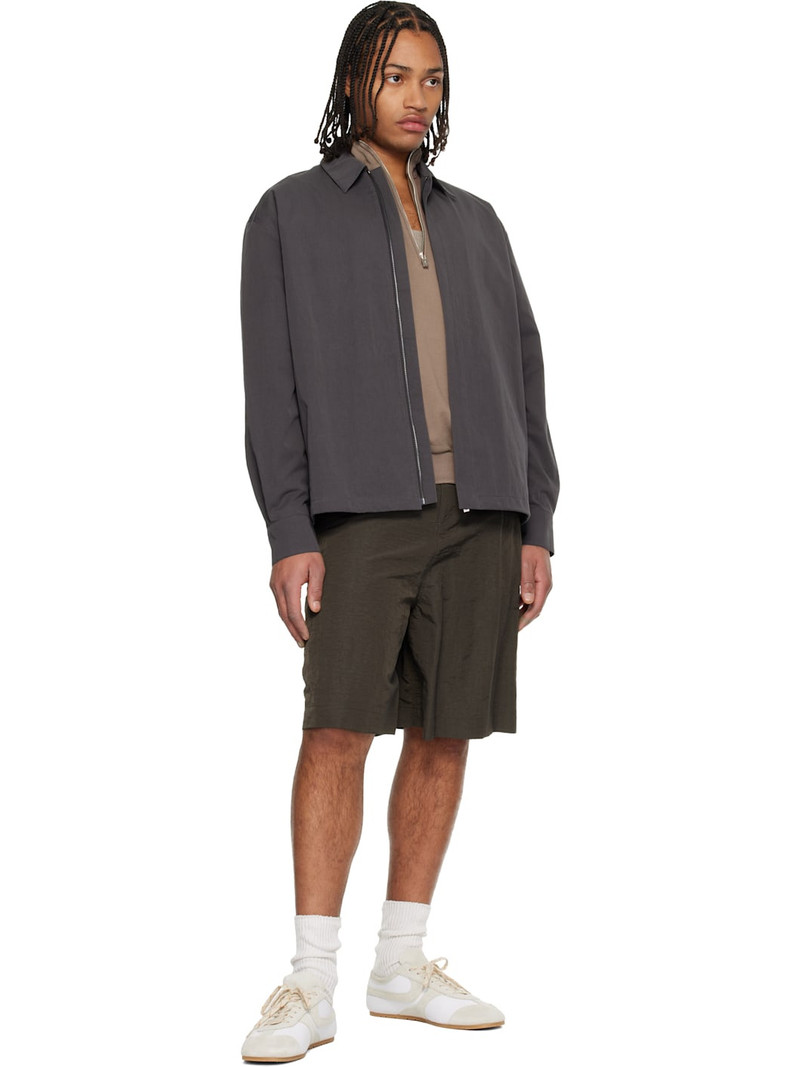 LE17SEPTEMBRE Gray Zip Shirt outlook