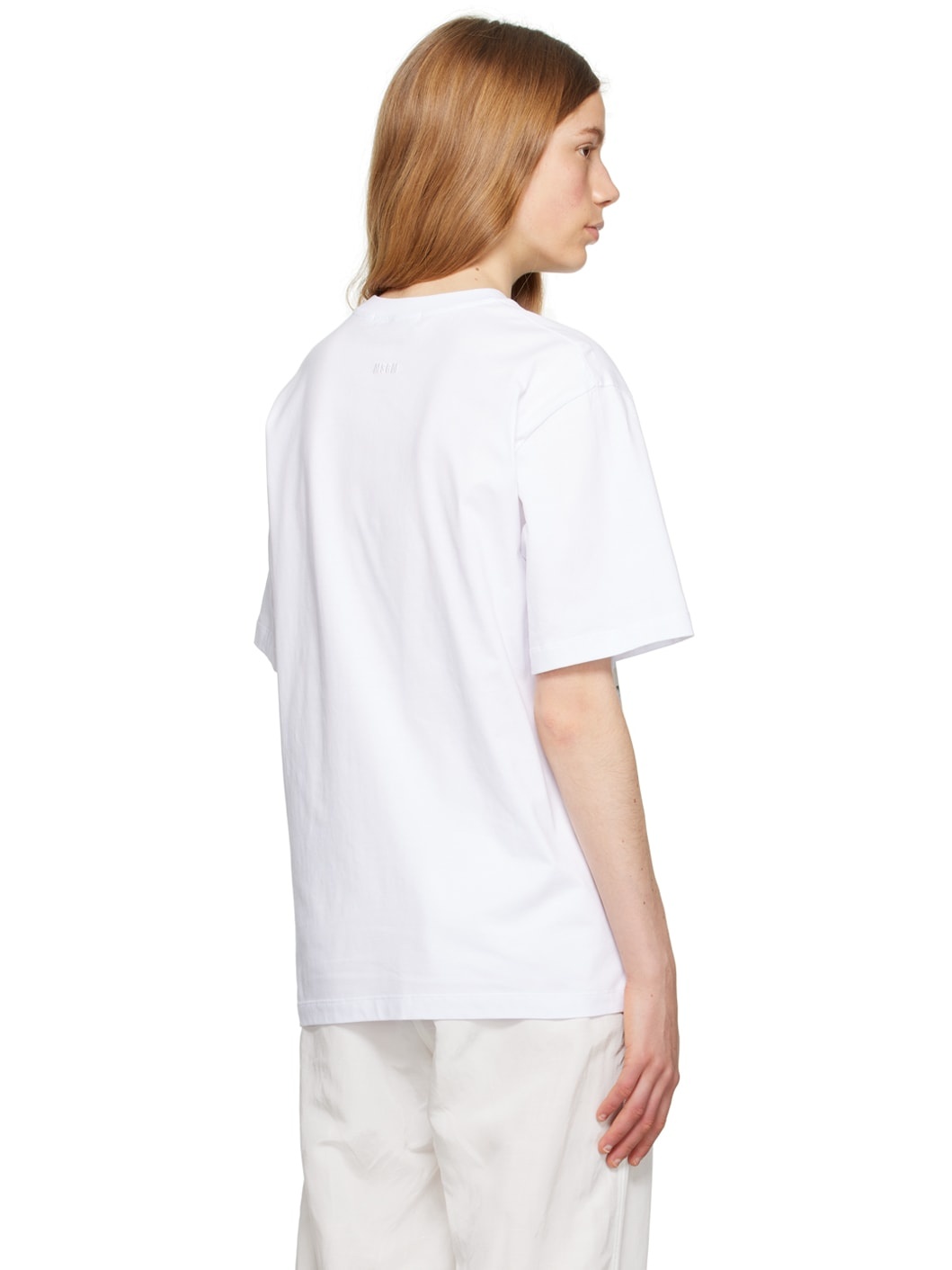 White Printed T-Shirt - 3
