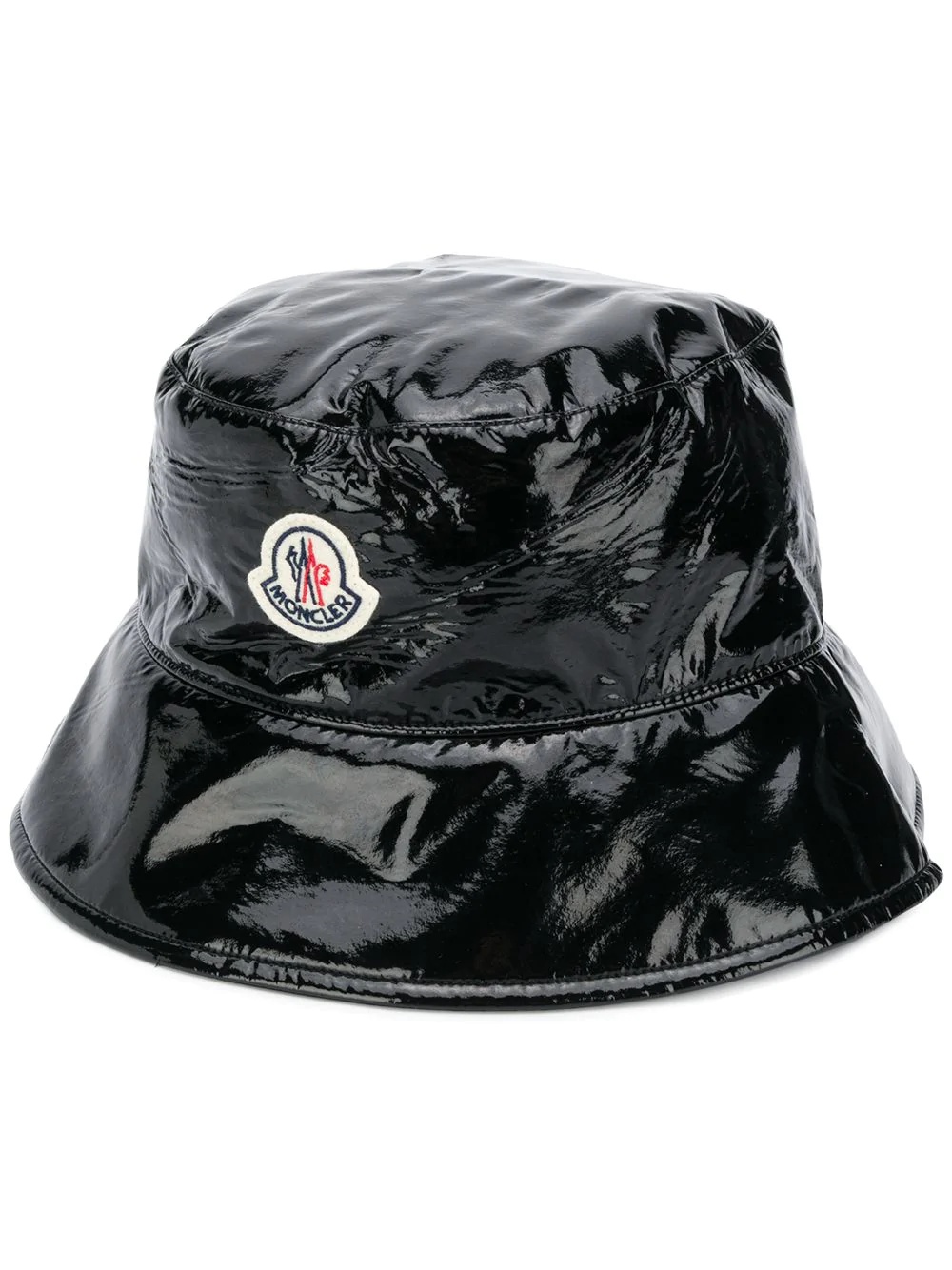 varnished bucket hat - 1