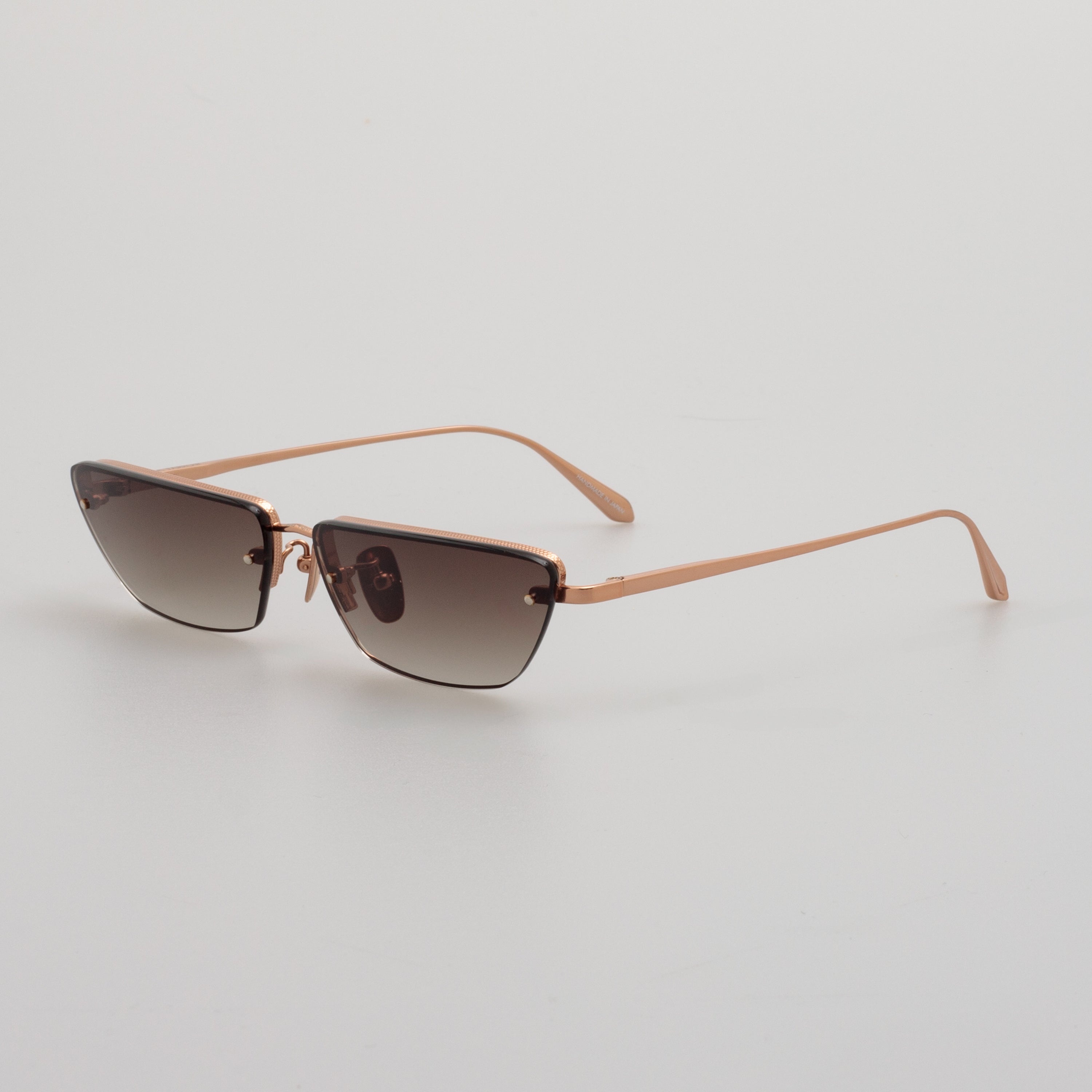 Cleo Cat Eye Sunglasses in Rose Gold - 3