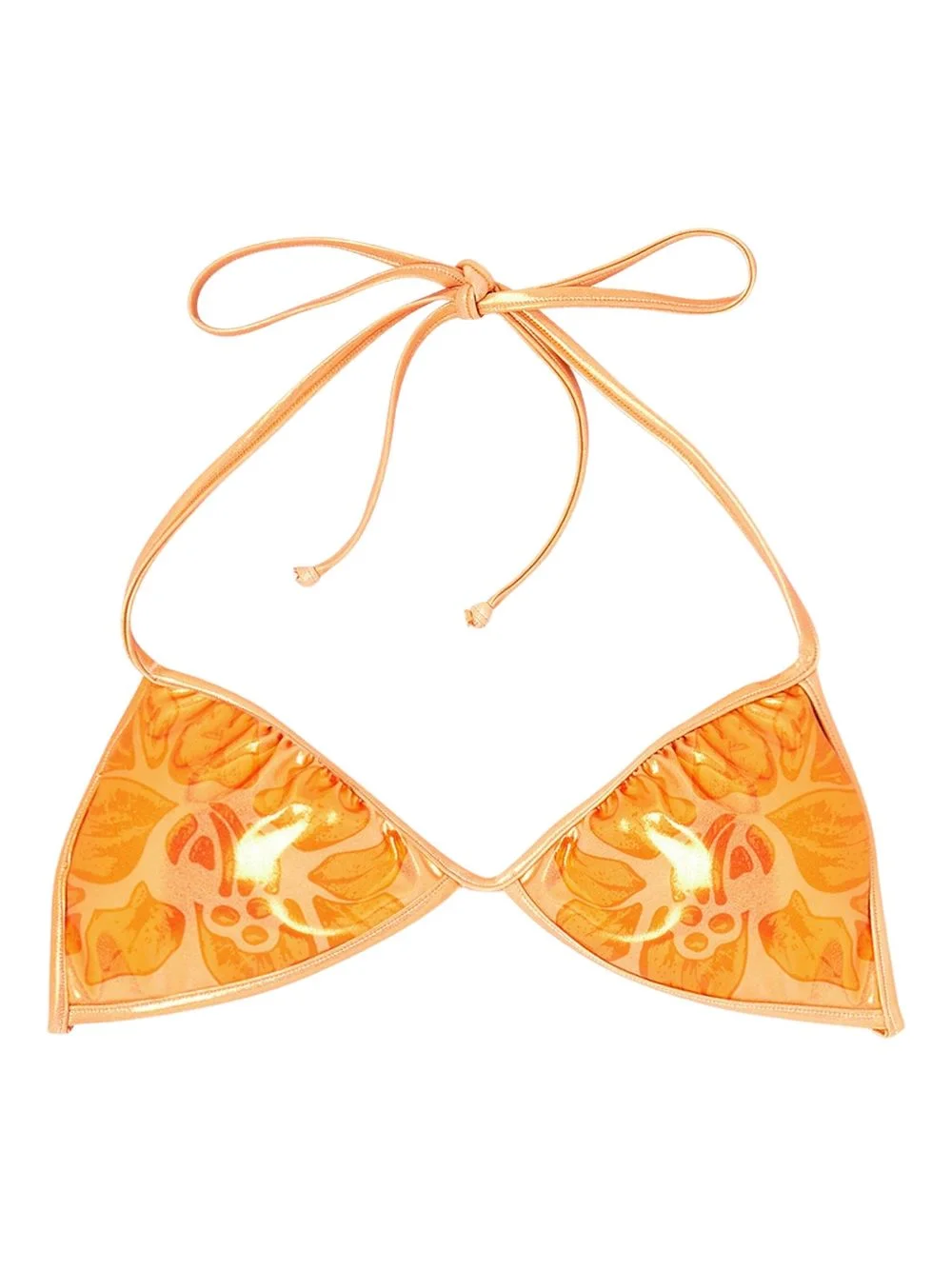x Karol G Kate floral-print bikini top - 1
