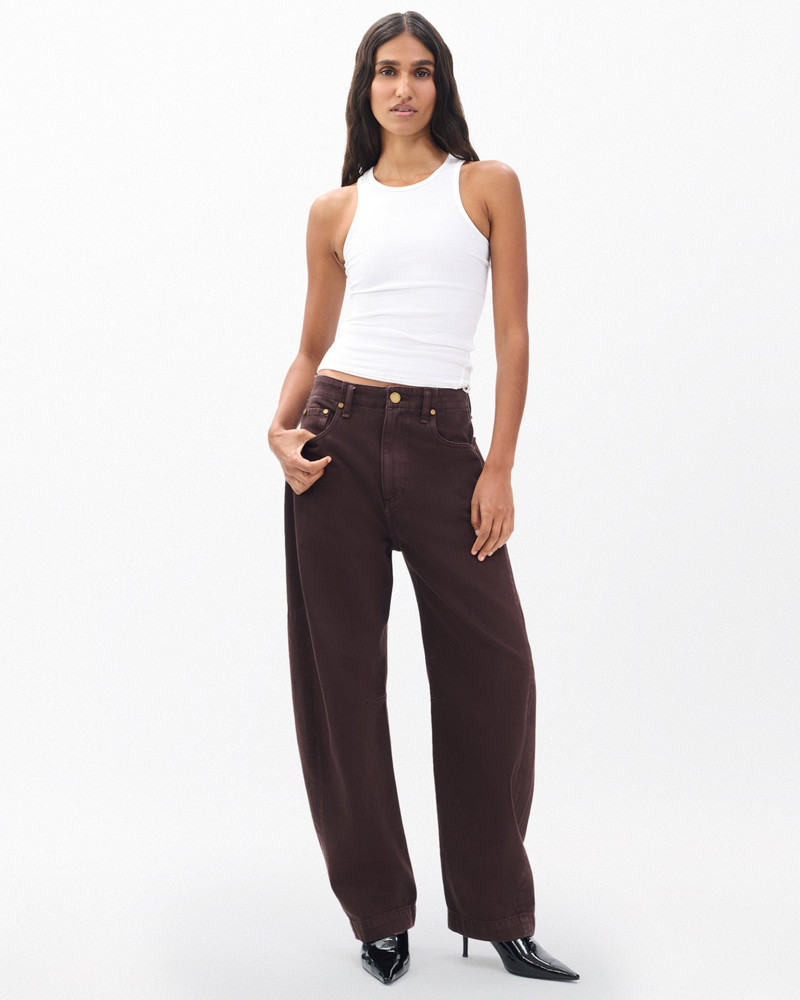 rag & bone Charlie Barrel Jeans
Lightweight Rigid in Espresso outlook