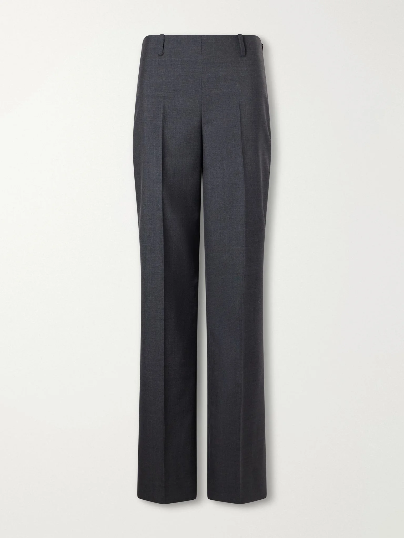 New Taper virgin wool straight-leg pants Dark gray - 1