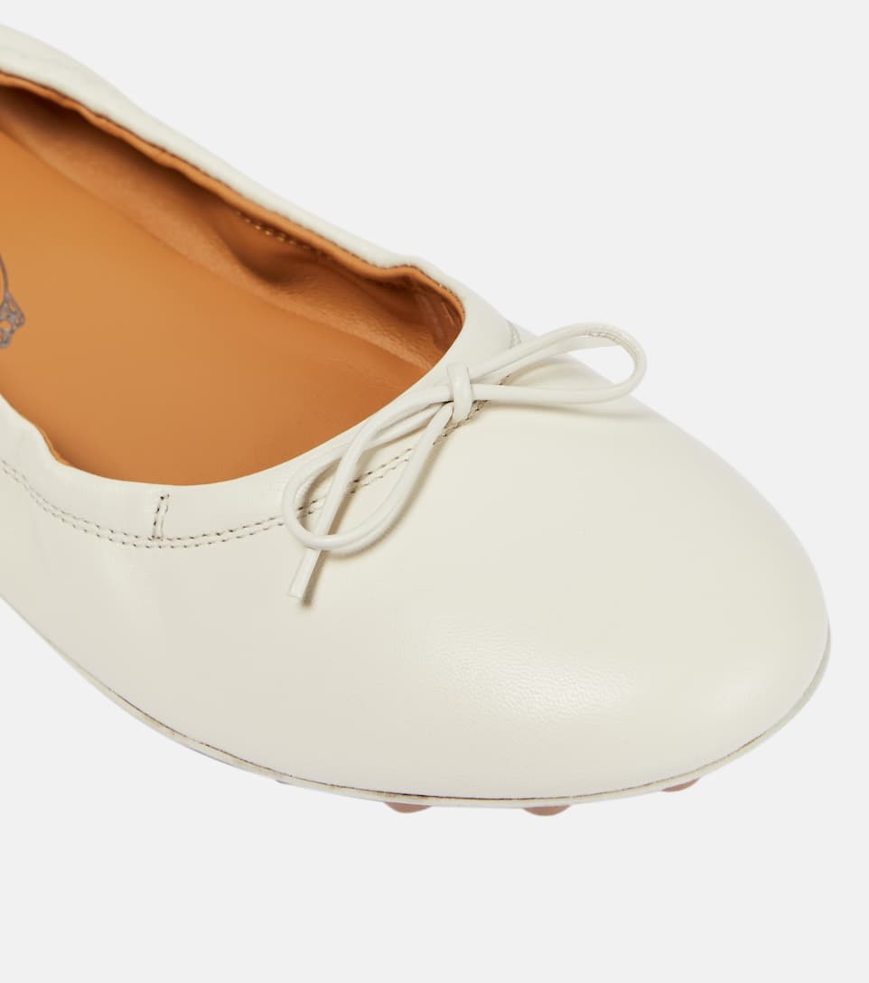 Leather ballet flats - 6