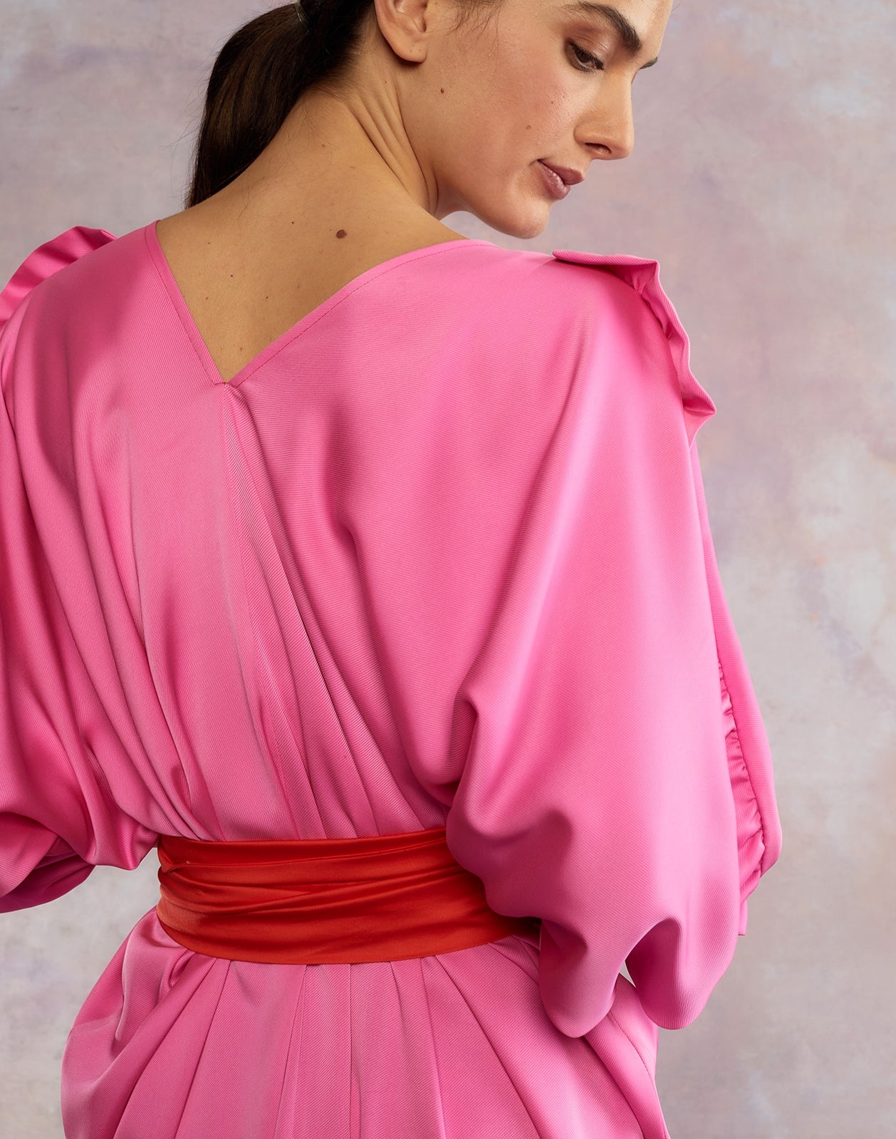 Dolman Sleeve Dance Dress - 5