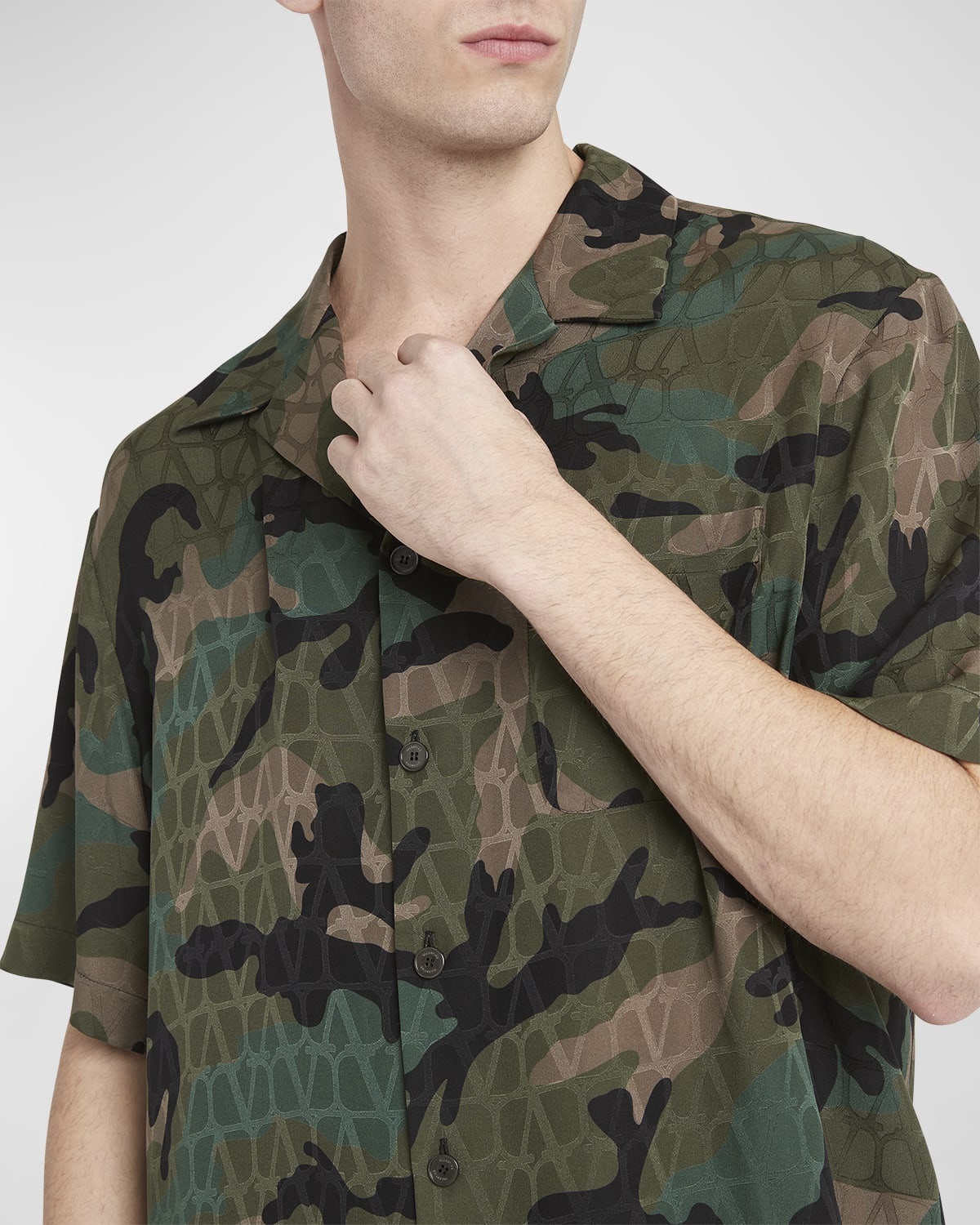 Men's Camo Icongraphe Camp Shirt - 6