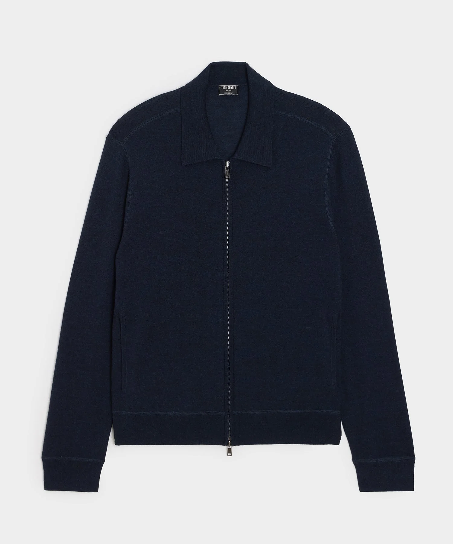Merino Full-Zip Sweater Polo - 1