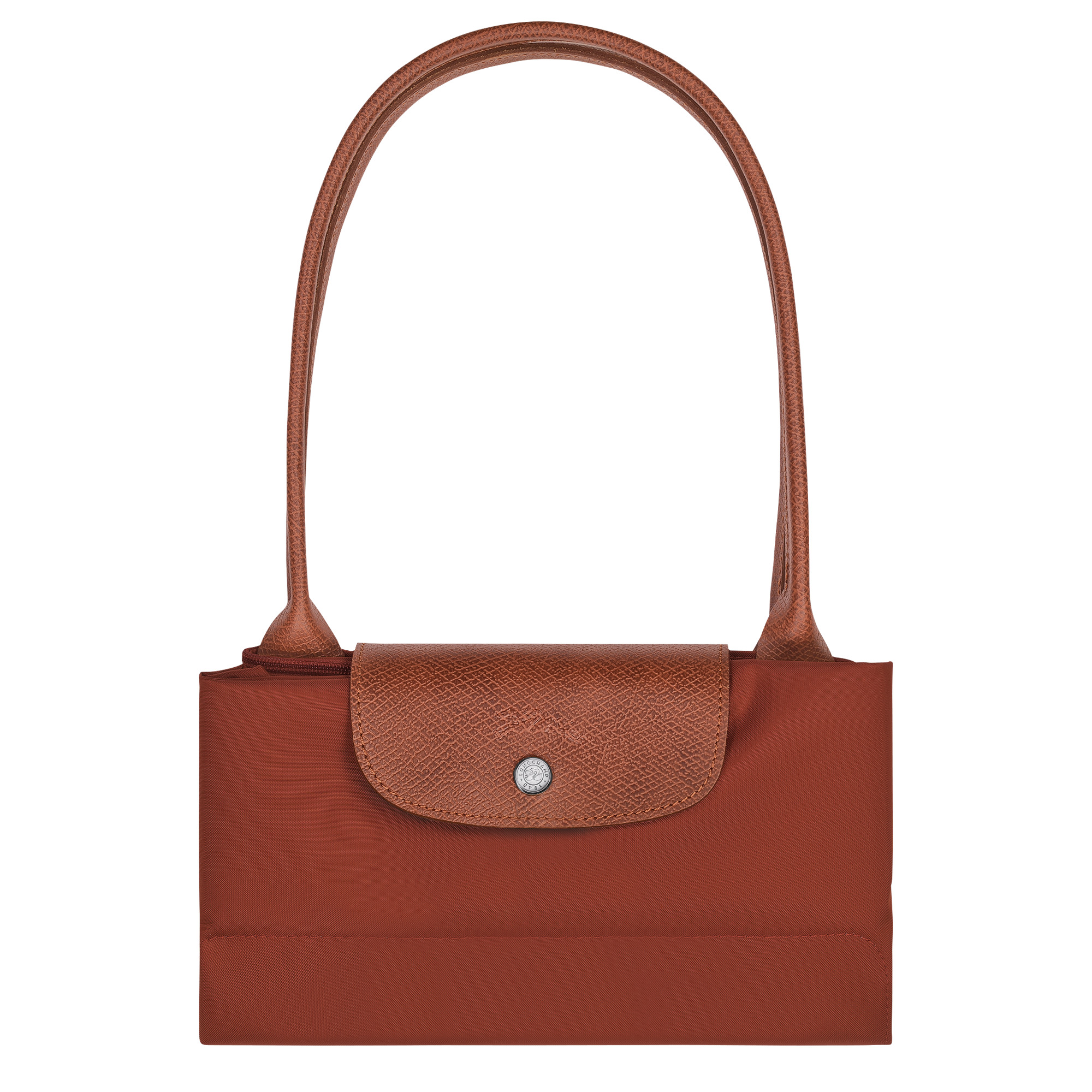 Le Pliage Green L Tote bag Chestnut - Recycled canvas - 5