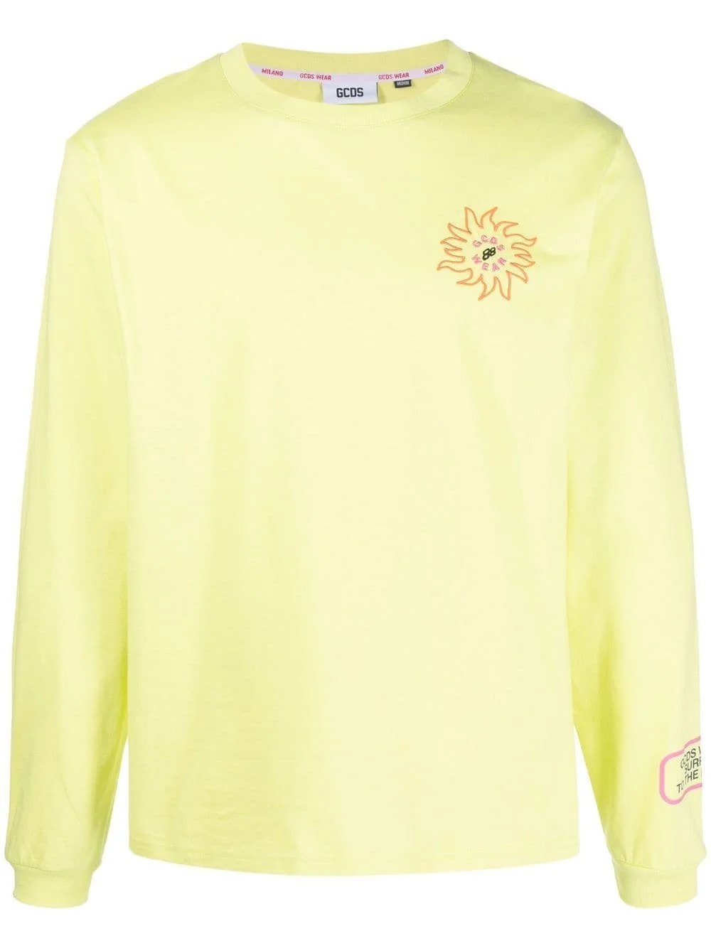 graphic sun print top - 1