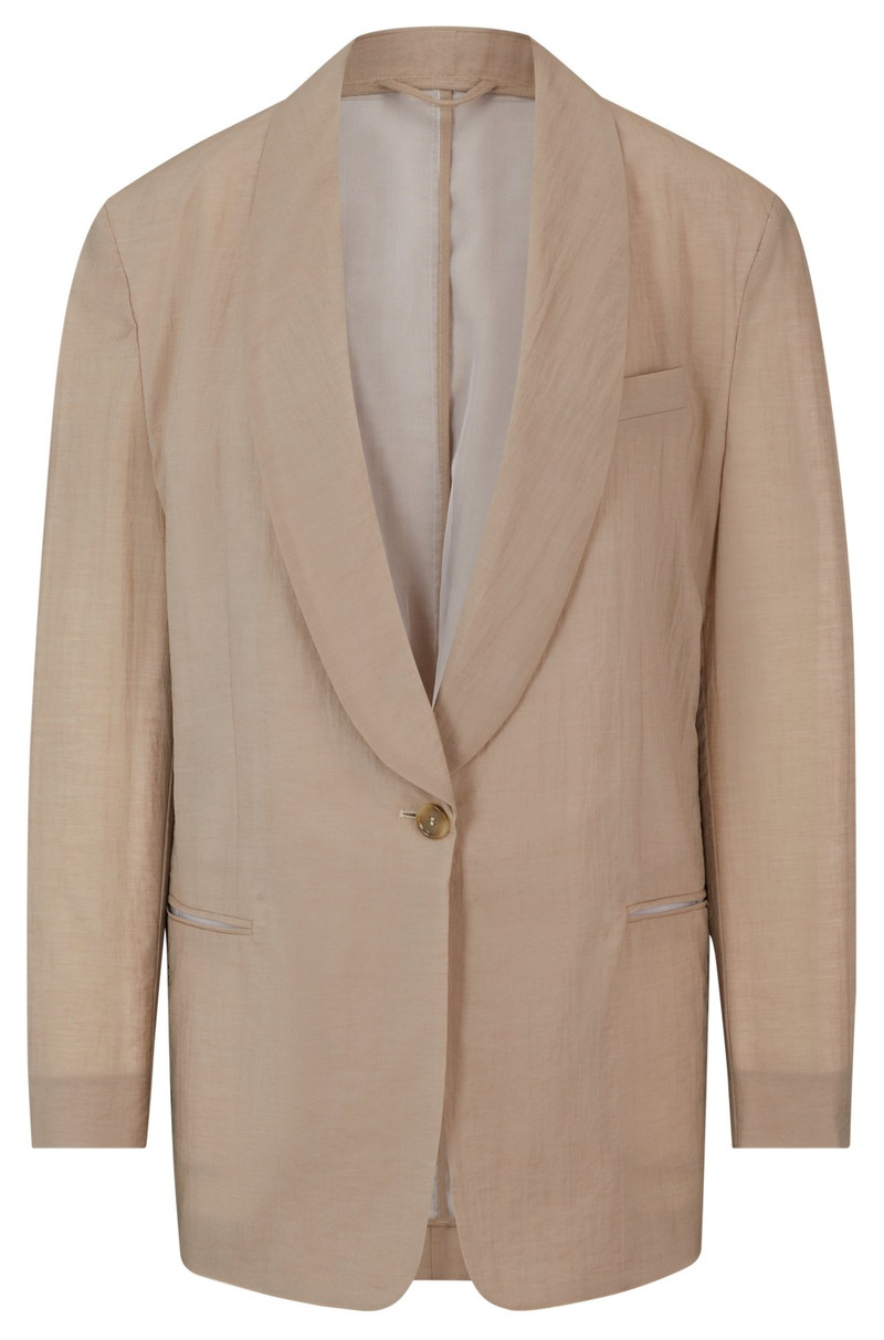 SINGLE-BUTTON JACKET WITH SHAWL LAPELS 1