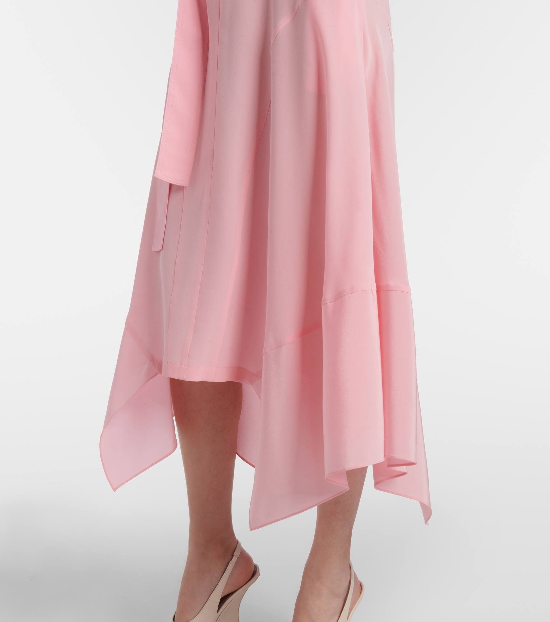 Iconic silk midi dress - 6