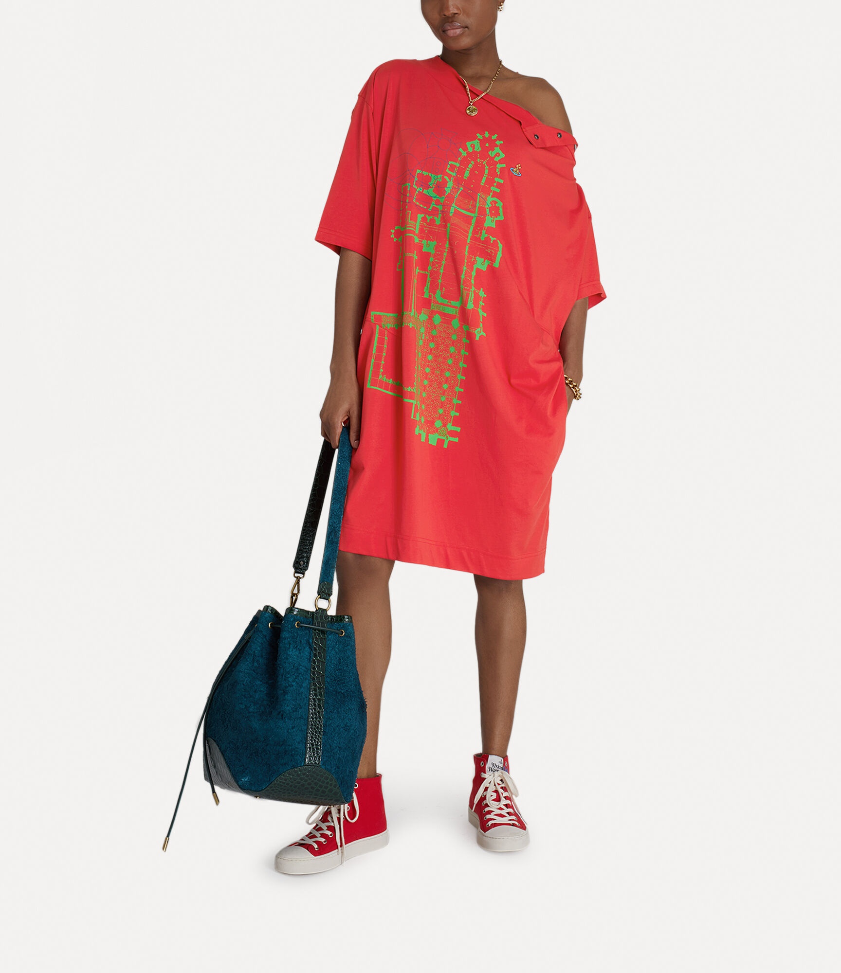 CATHEDRAL DRUNKEN TSHIRT DRESS - 2