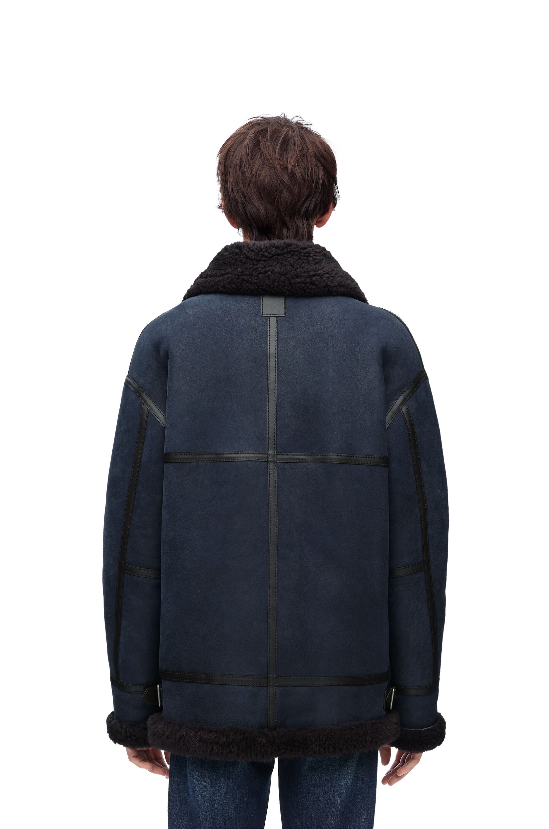 Aviator jacket in shearling - 4