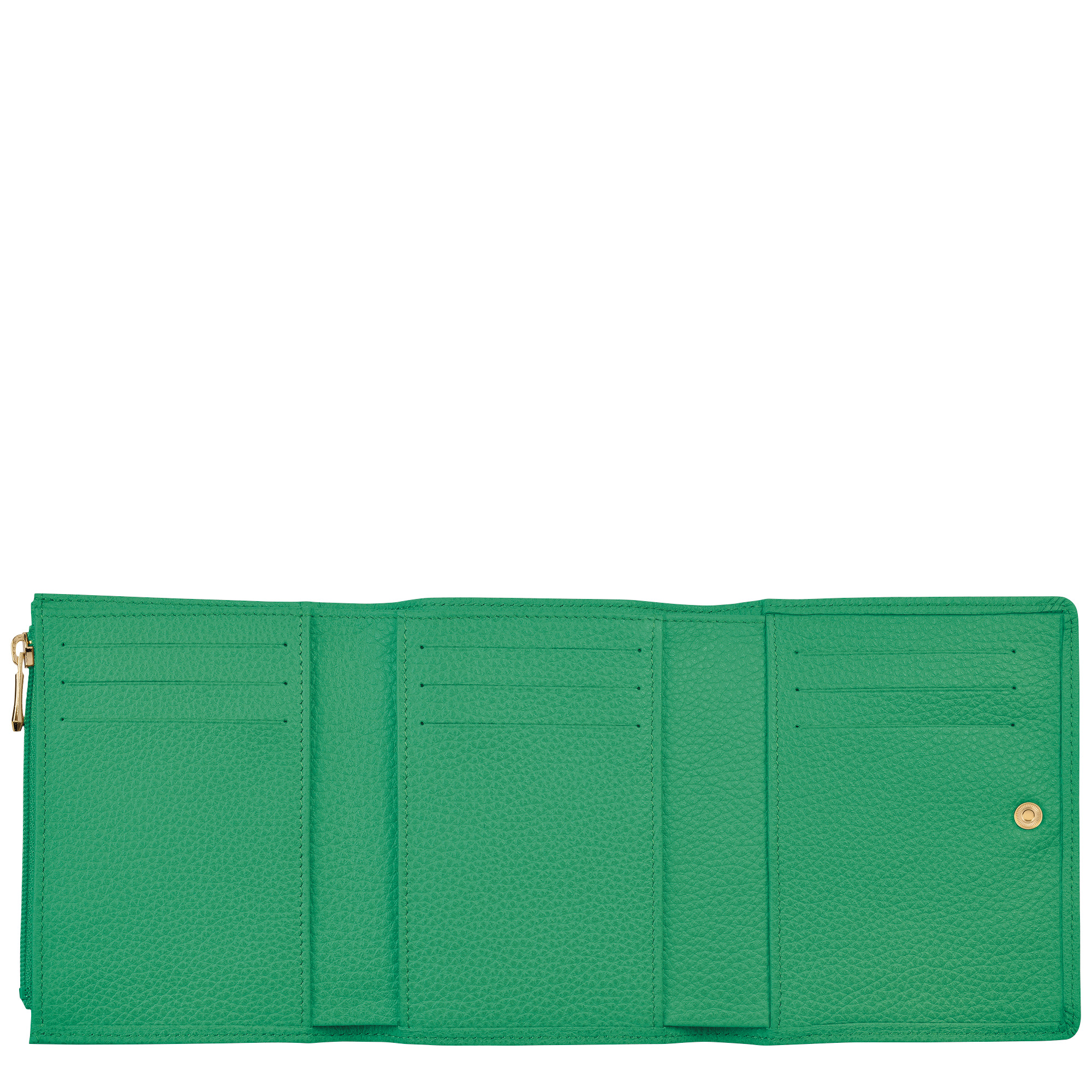 Le Foulonné Wallet Green - Leather - 2
