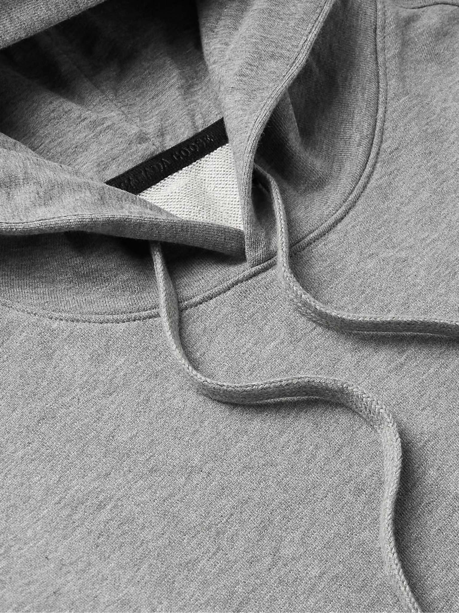 Huron Logo-Appliquéd Organic Cotton-Jersey Hoodie - 5