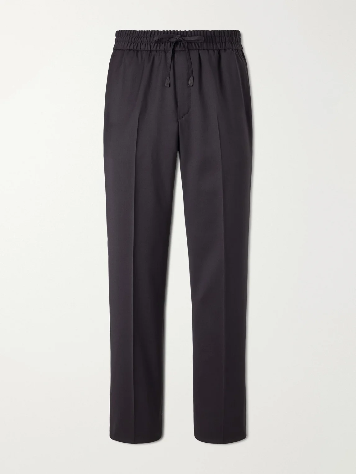 Asolo Straight-Leg Wool Drawstring Trousers - 1