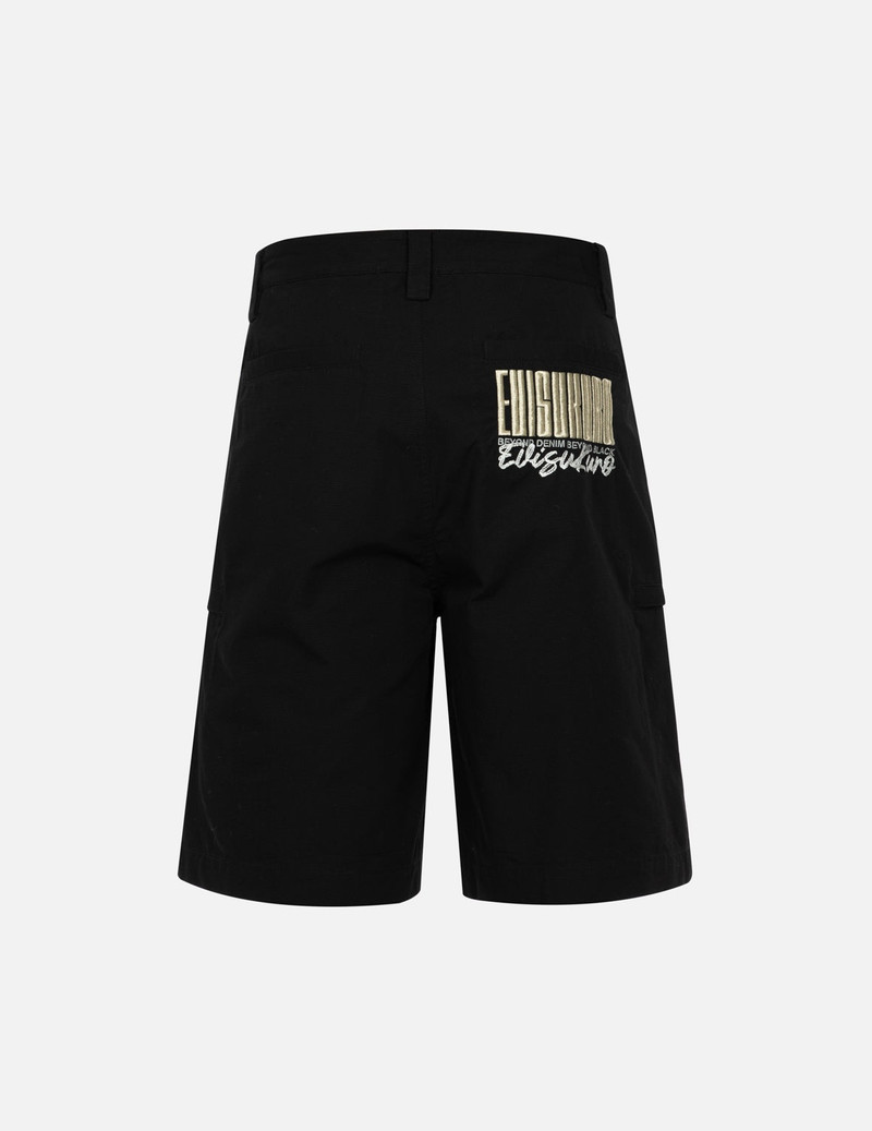 EVISU Logo Embroidery Relax Fit Shorts outlook