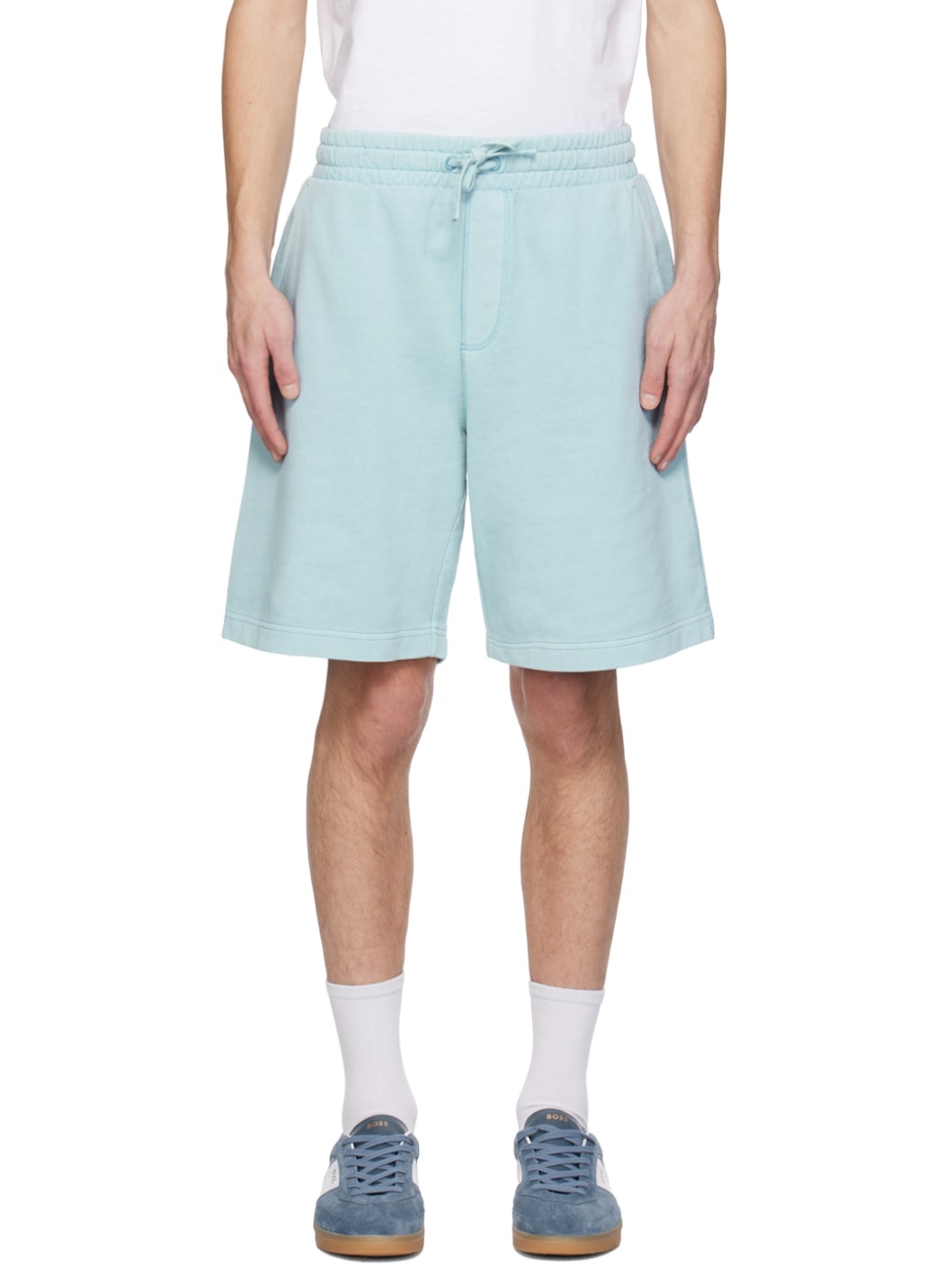 Blue Regular-Fit Shorts - 1