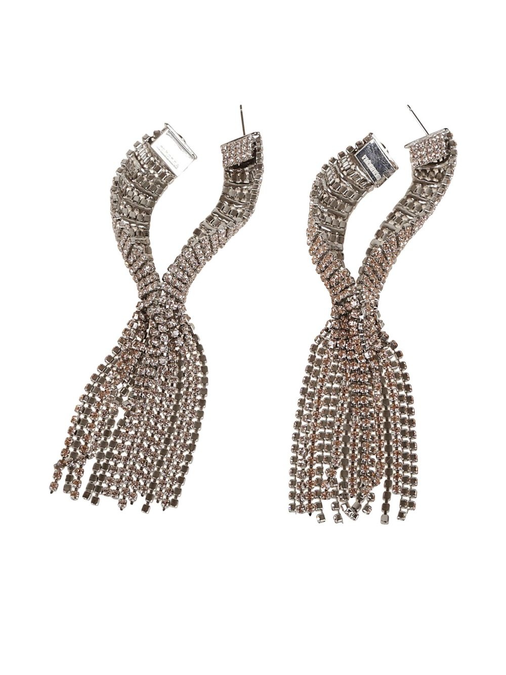crystal-embelished earrings - 2