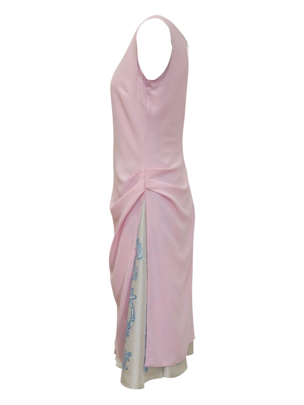 draped mini dress - 3
