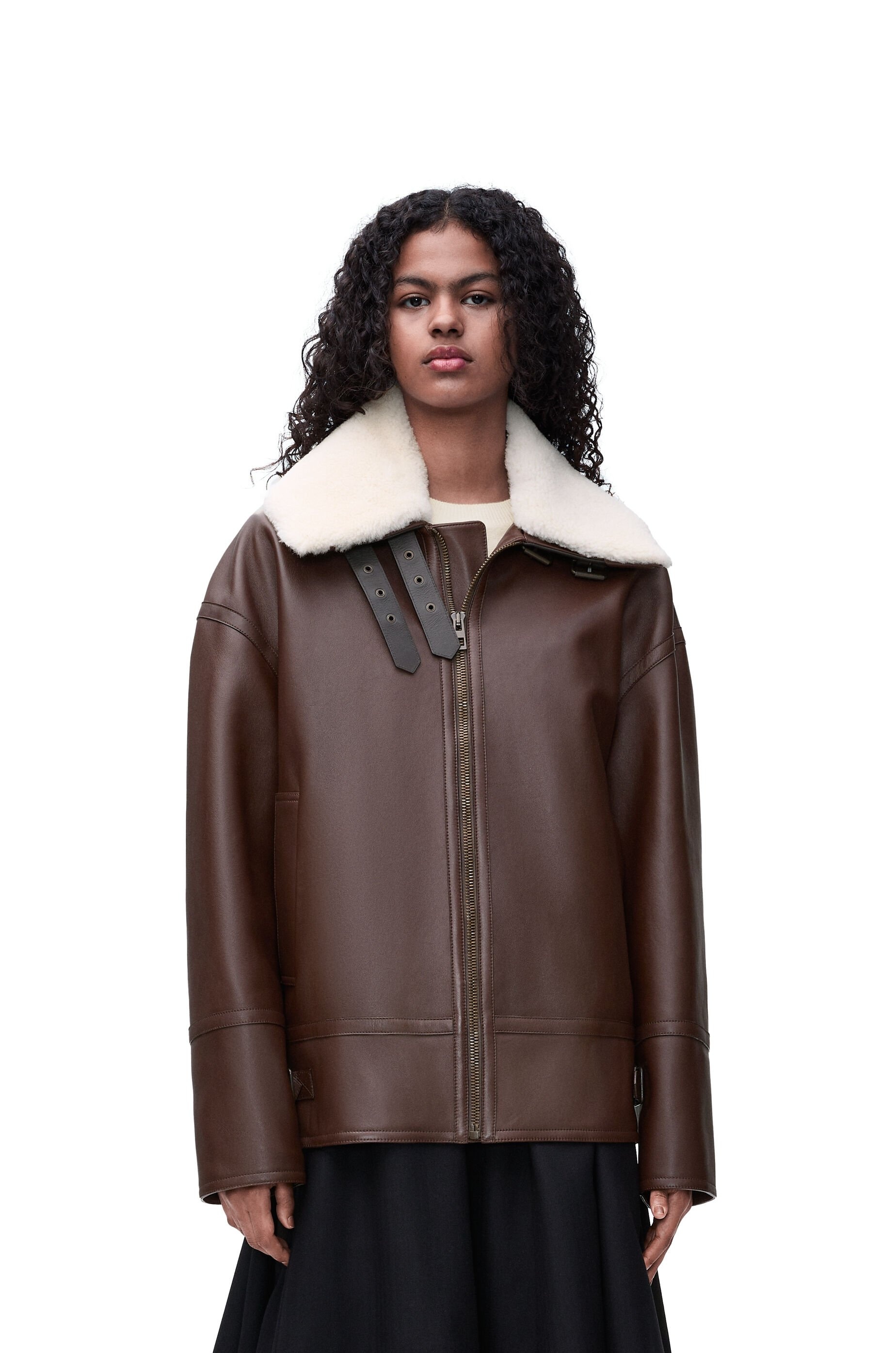 Aviator jacket in nappa lambskin - 3