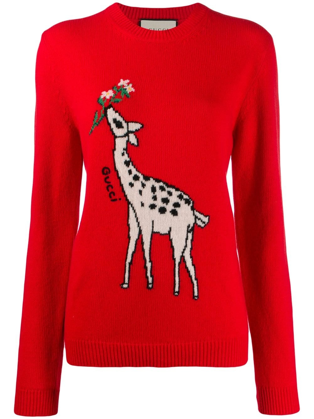 giraffe intarsia jumper - 1