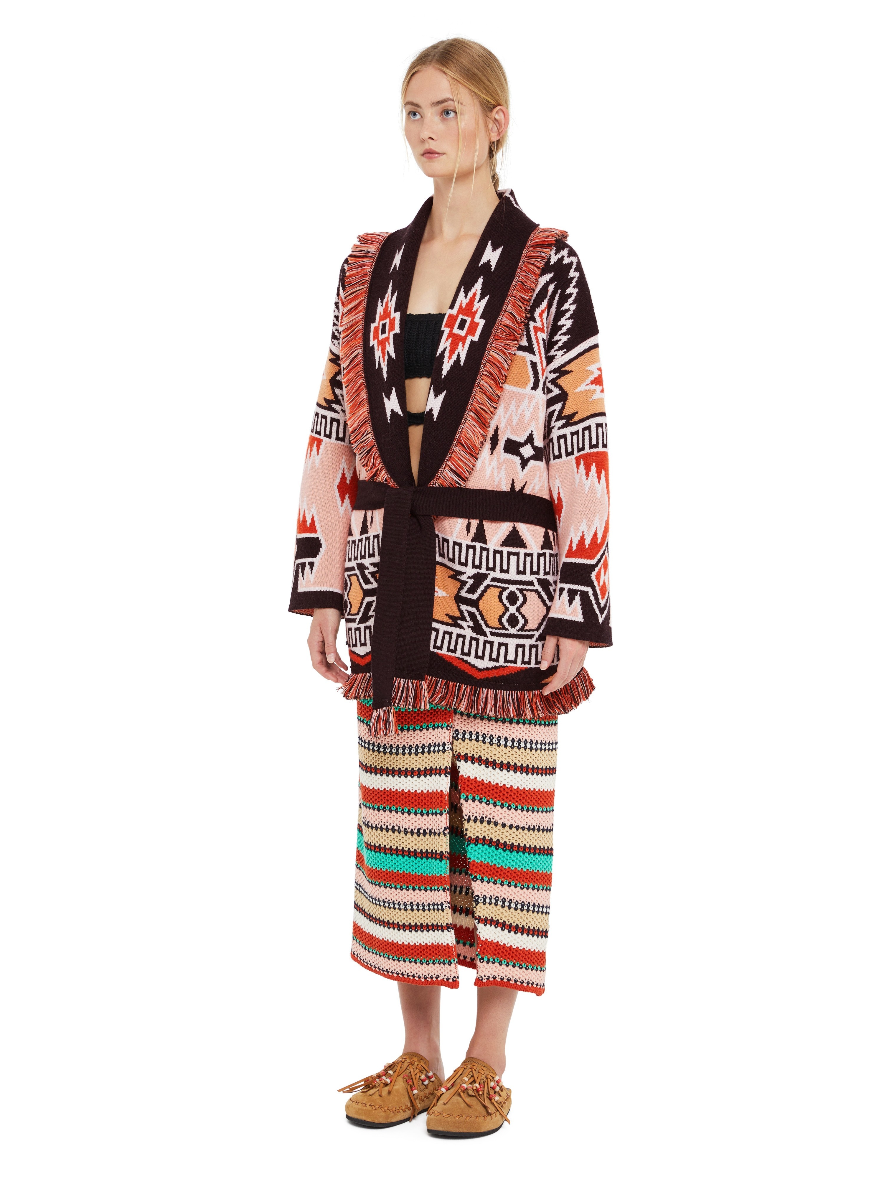 Geometric Roots Cardigan - 6