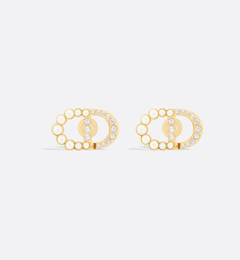 Petit CD Duo Stud Earrings 1
