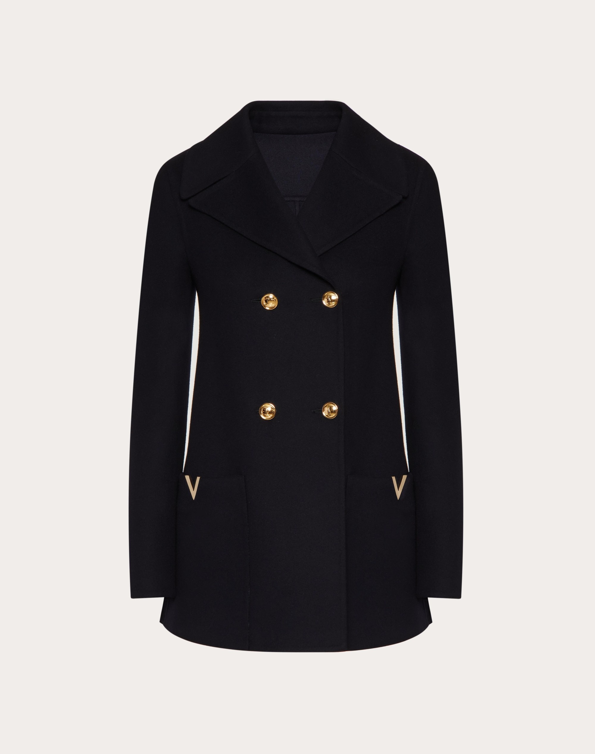 COMPACT DRAP PEACOAT - 1
