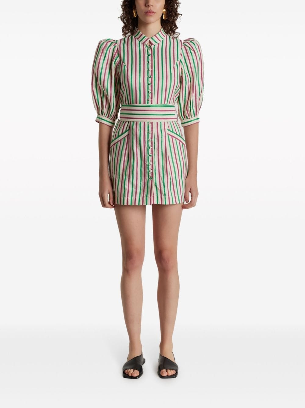 Amoako stripe-print dress - 2