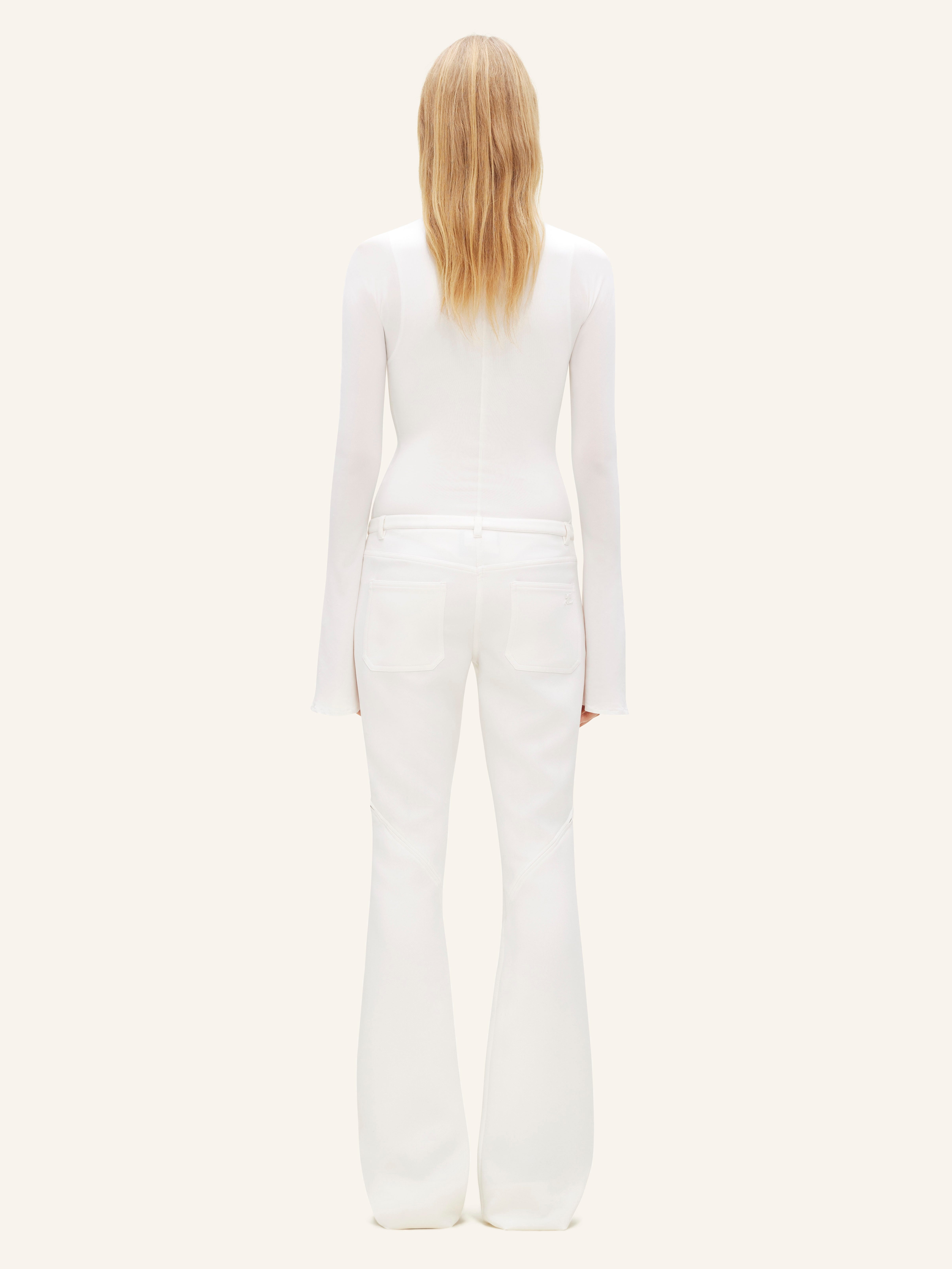 ELLIPSE ZIPPED TWILL PANTS - 5