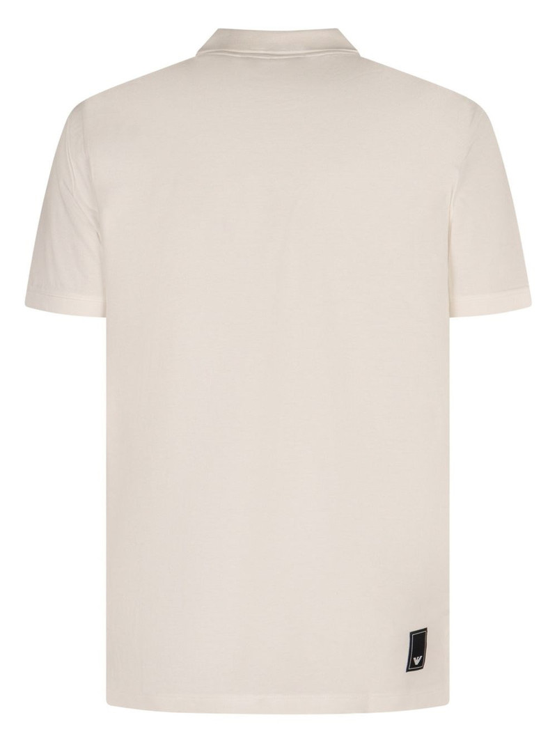 EMPORIO ARMANI Logo cotton polo shirt outlook
