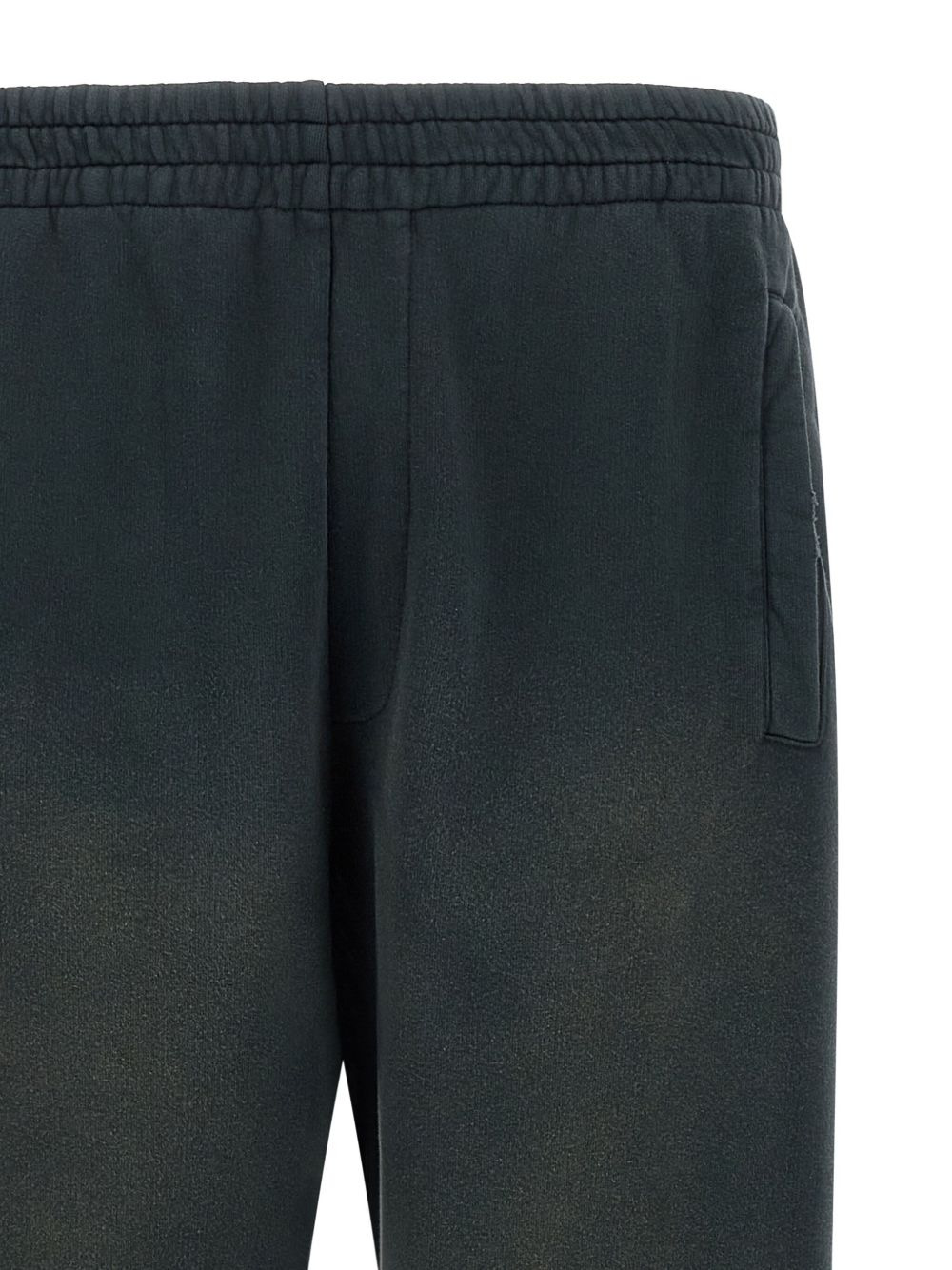 brushed-cotton track pants - 4