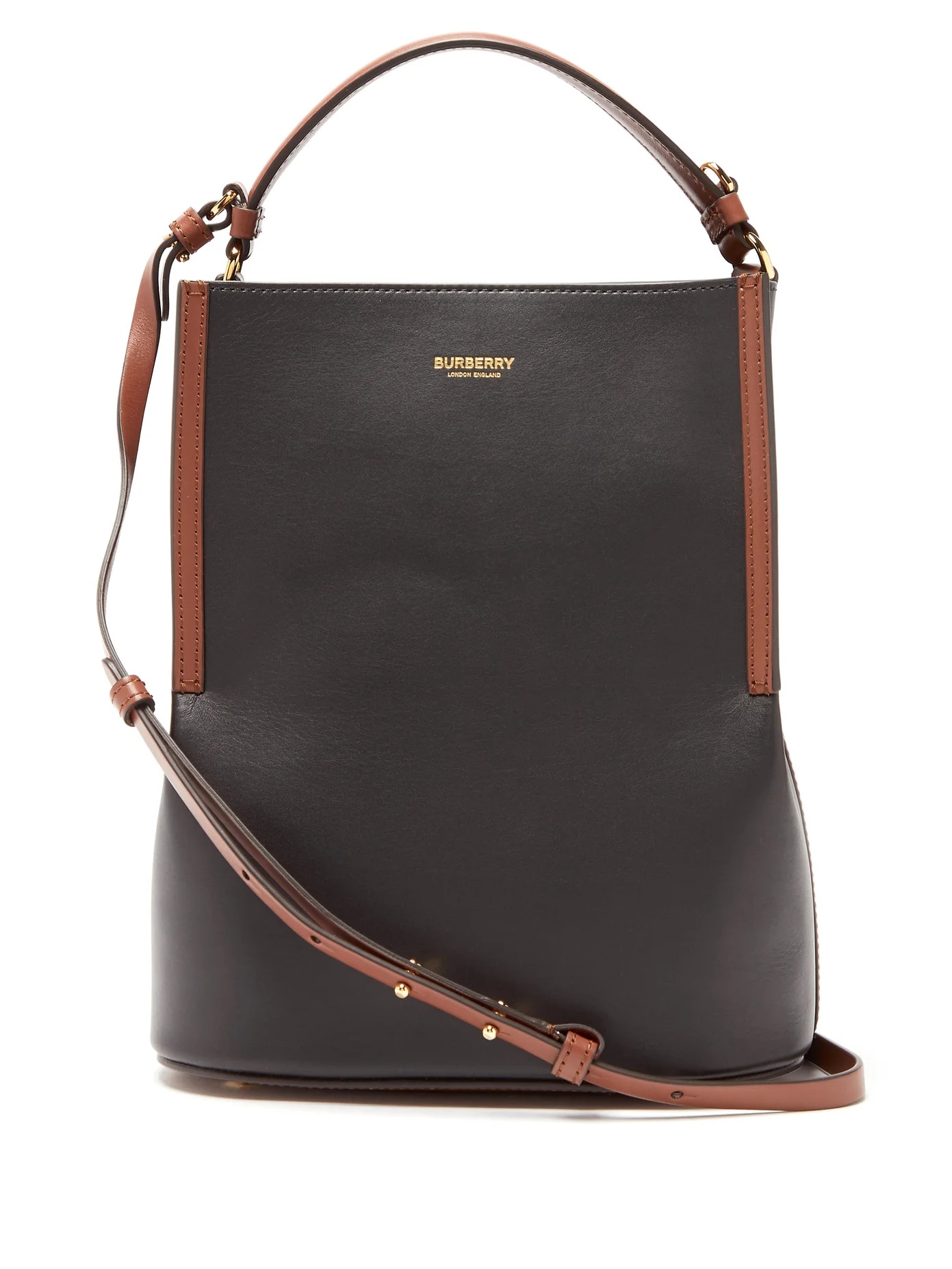 Peggy leather bucket bag - 1