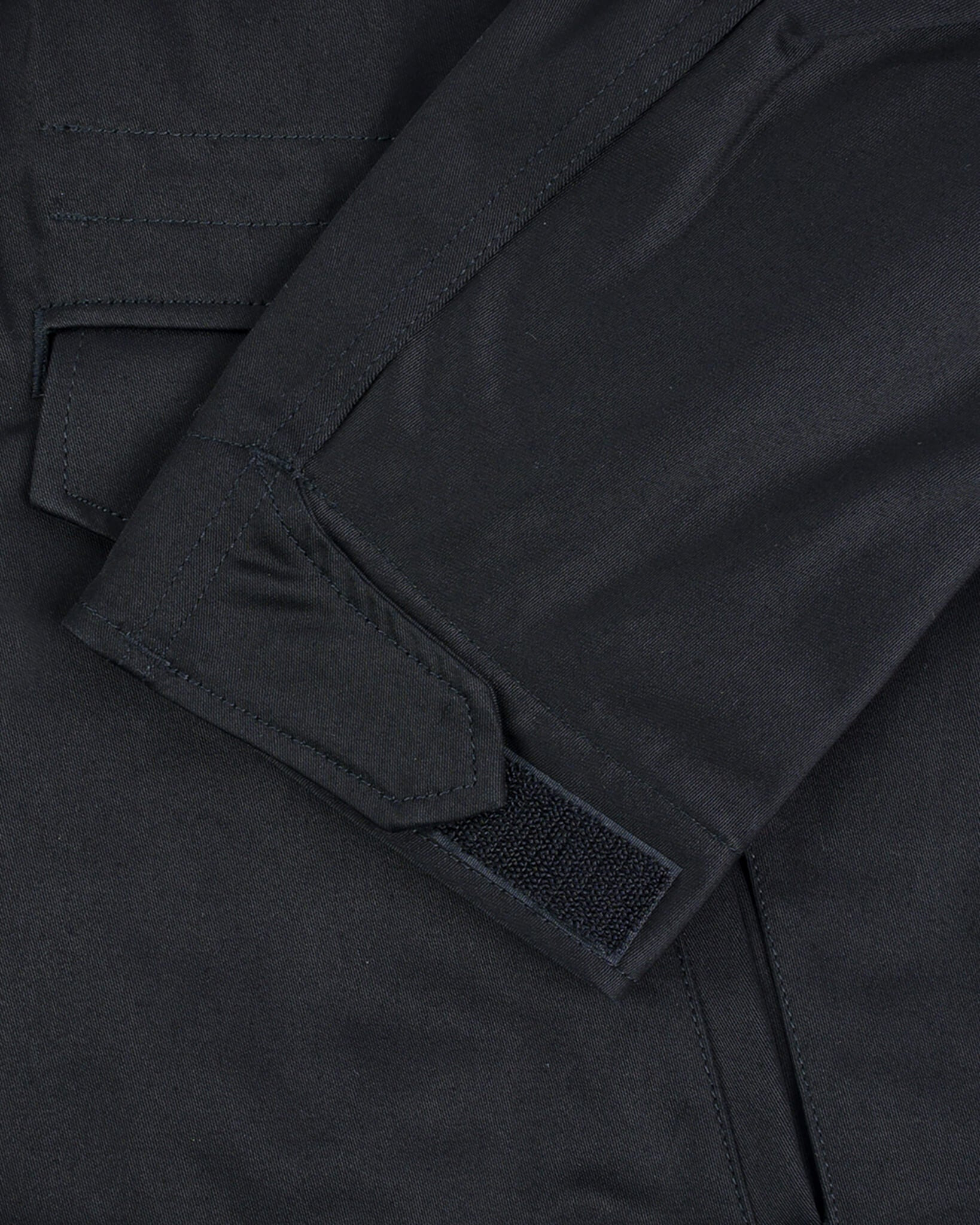 IHM-27-BLK Sateen M65 Field Jacket - Black - 12