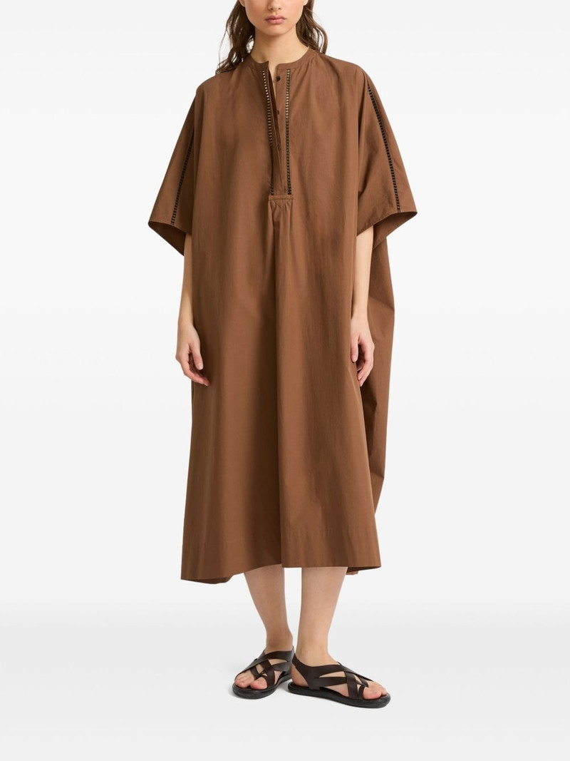 Yves Salomon poplin kaftan dress outlook