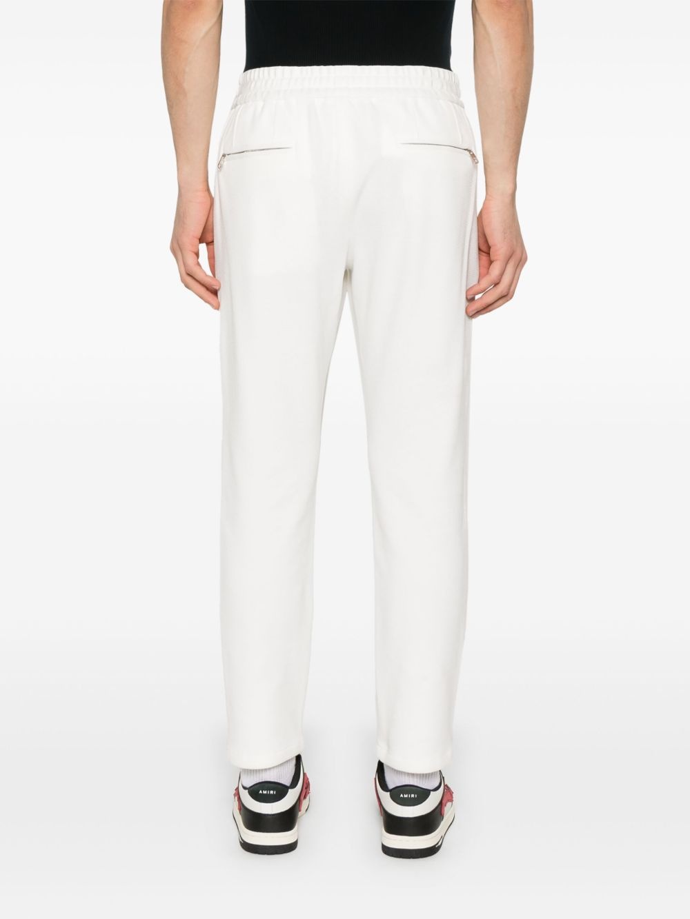 waffle-effect track pants - 4