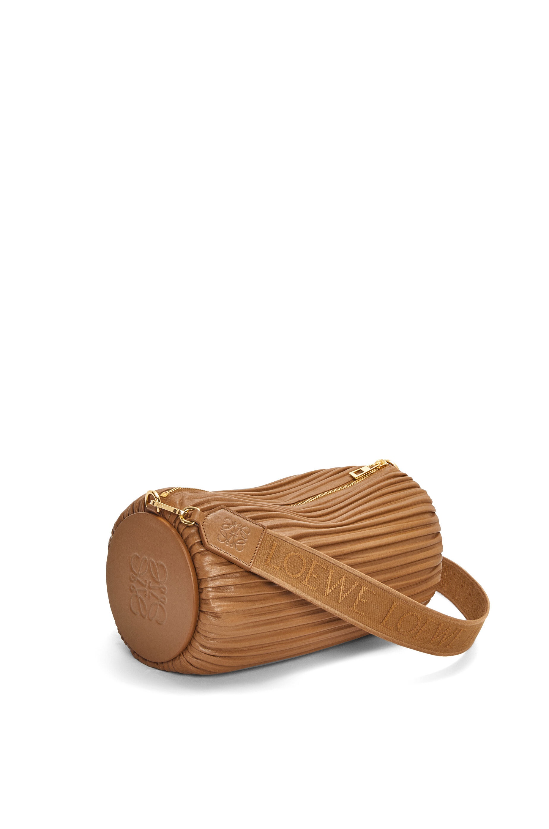Large Bracelet pouch in pleated nappa - 2