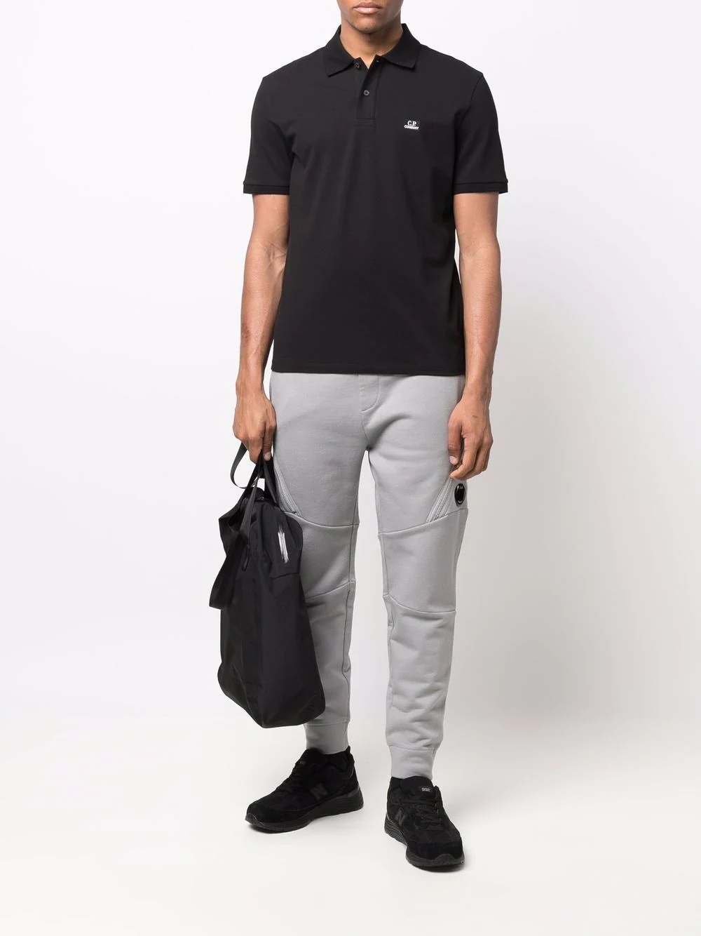 Lens-detail tapered track pants - 2