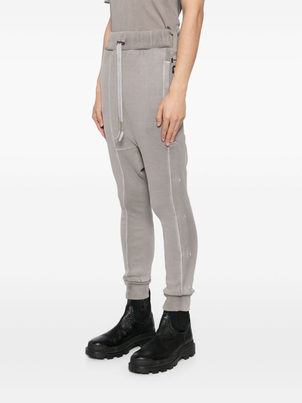 crop-crotch detail track pants - 3