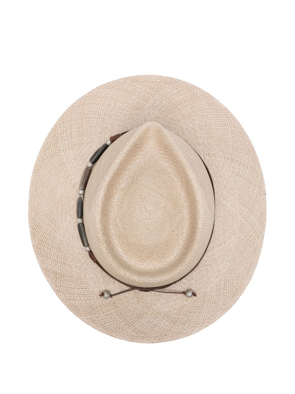 bead-embellished fedora - 2